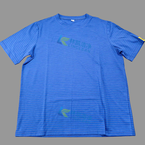 Baumwolle leitfähige Sicherheits-Unisex-Arbeitskleidungs-Polo-Antistatik-ESD-T-Shirts