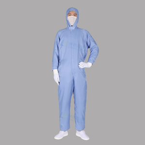 Antistatische, waschbare ESD-Arbeitskleidung aus Reinraum-Polyester für pharmazeutische Fabriken